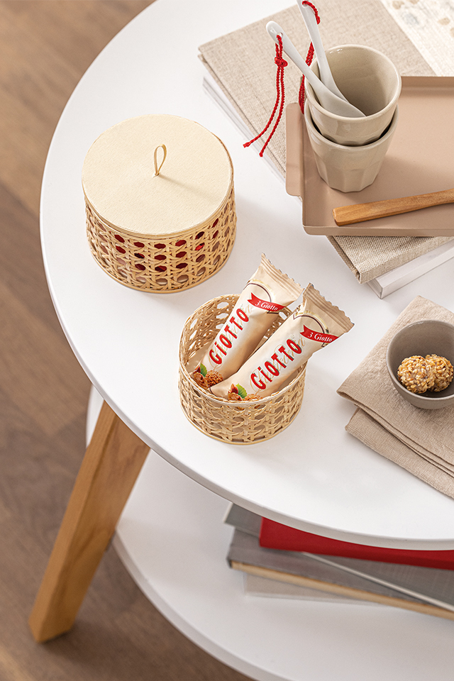 DIY Schalen aus Wiener Geflecht