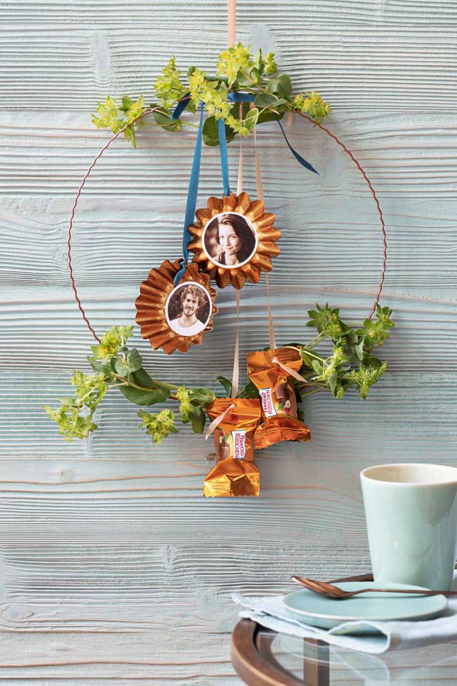 Liebevoller Fotokranz