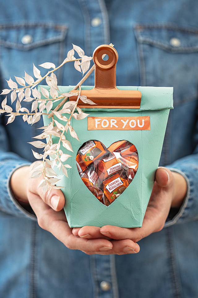 Milchtüte als Geschenkverpackung Milchtüte als Geschenkverpackung