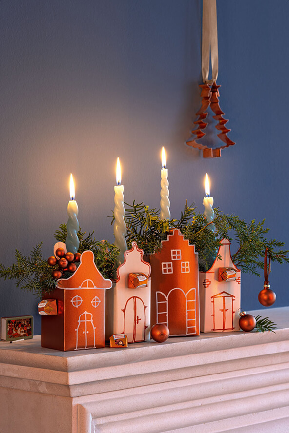 Adventskranz aus Tetra Paks