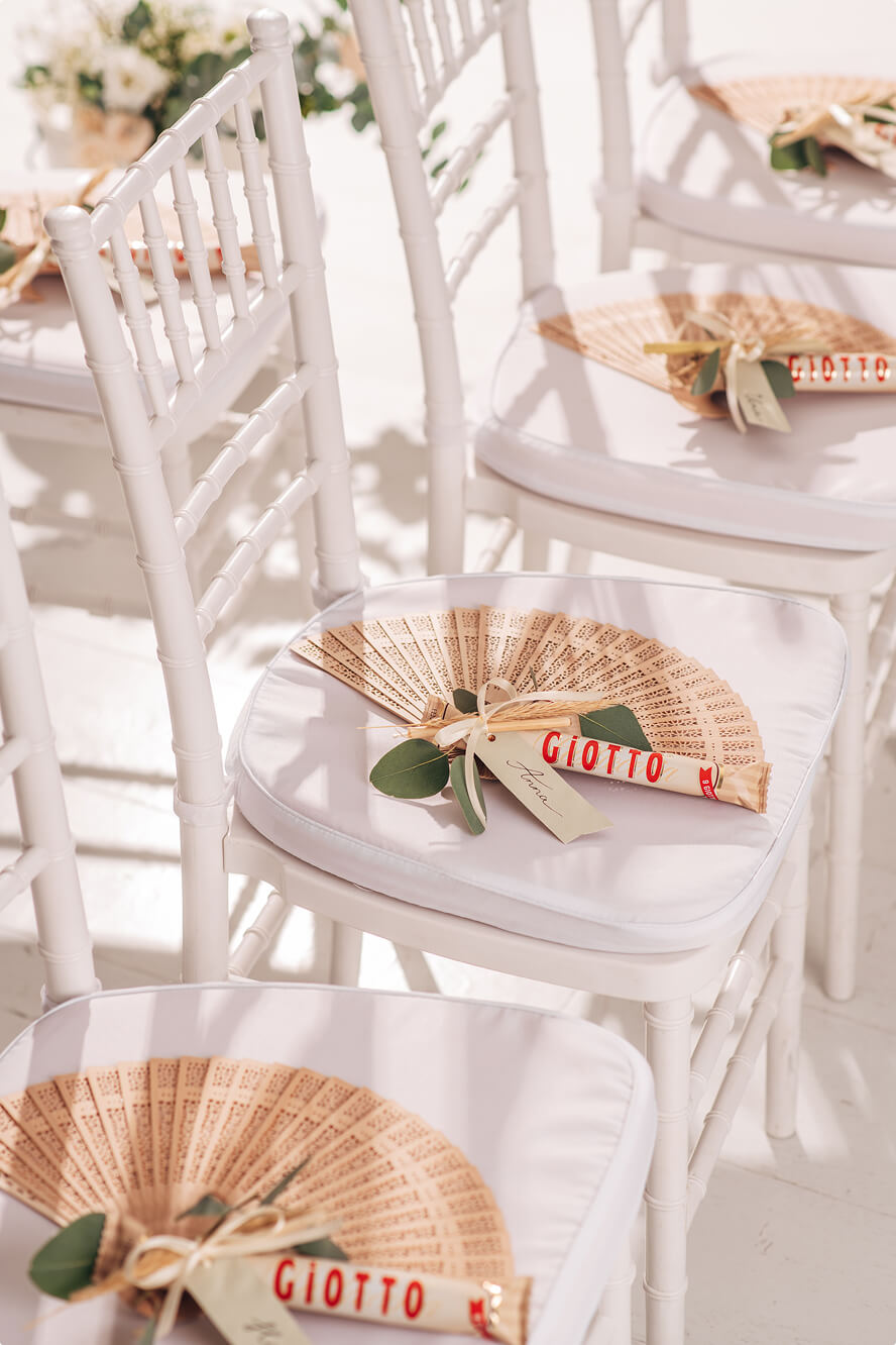 Hochzeitsgäste-Fächer